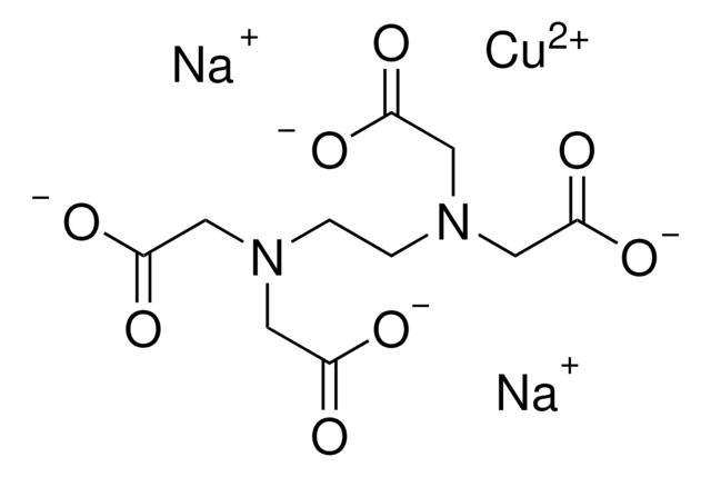 Ethylendiamin-tetraessigsäure Kupfer-Dinatriumsalz &#8805;97.0% (calculated on dry substance, RT)