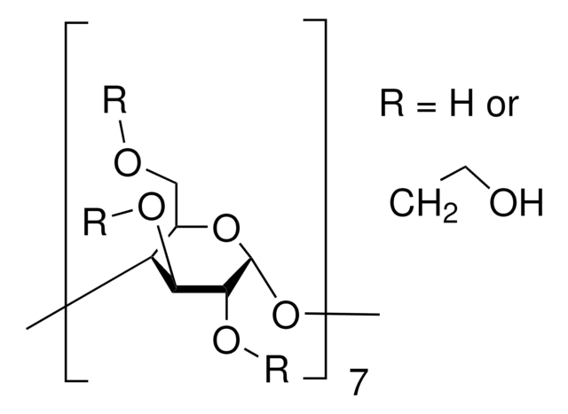 (2-羟乙基)-&#946;-环糊精 extent of labeling: ~0.7&#160;mol per mol cellulose