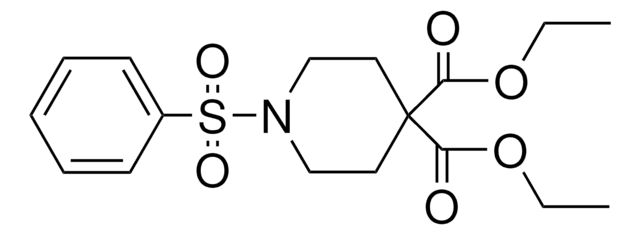 DIETHYL 1-PHENYLSULFONYL-4,4-PIPERIDINEDICARBOXYLATE AldrichCPR