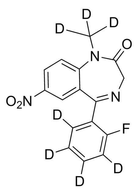 Flunitrazepam-d7 100&#160;&#956;g/mL in methanol, ampule of 1&#160;mL, certified reference material, Cerilliant&#174;