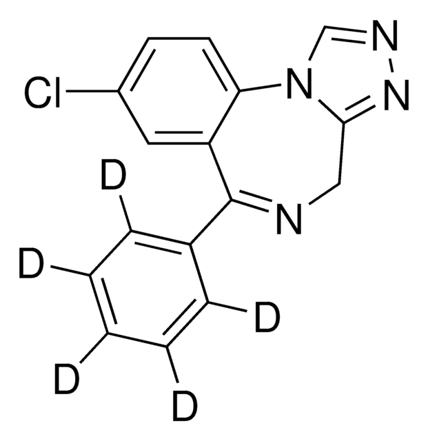 Estazolam-d5 -Lösung 100&#160;&#956;g/mL in methanol, ampule of 1&#160;mL, certified reference material, Cerilliant&#174;