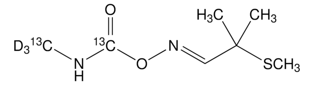 アルジカルブ (N-メチル-13C,d3 カルバモイル-13C) PESTANAL&#174;, analytical standard