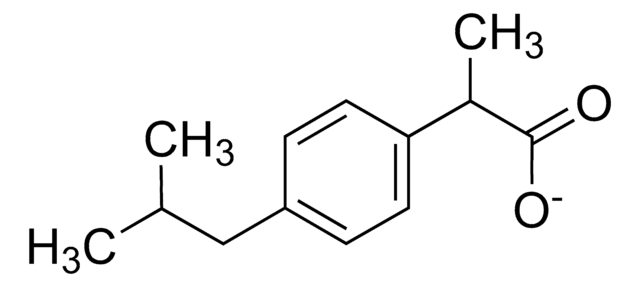 イブプロフェン 溶液 1.0&#160;mg/mL in methanol, ampule of 1&#160;mL, certified reference material, Cerilliant&#174;