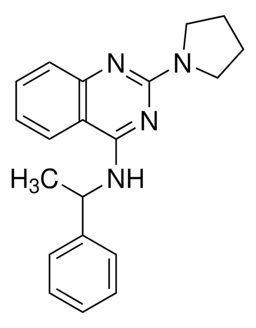 Importazole A cell-permeable diaminoquinazoline compound that selectively blocks importin-&#946;-mediated nuclear import of NLS bearing cargos in a reversible manner.