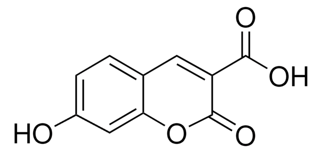 7-Hydroxycoumarin-3-carboxylic acid suitable for fluorescence, &#8805;98.0% (TLC)