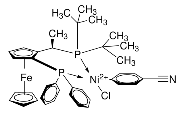 氯(4-氰基苯基)[(R)-1-[(S)-2-(二苯基膦基)二茂铁基]乙基二叔丁基膦]镍(II) &#8805;95%