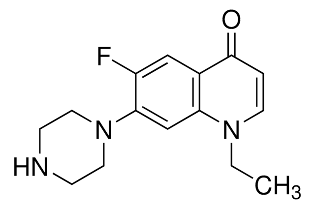 1-Ethyl-6-fluor-7-(piperazin-1-yl)-chinolin-4(1H)-on certified reference material, TraceCERT&#174;, Manufactured by: Sigma-Aldrich Production GmbH, Switzerland