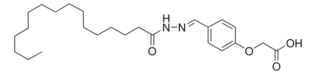 (4-(2-PALMITOYLCARBOHYDRAZONOYL)PHENOXY)ACETIC ACID AldrichCPR