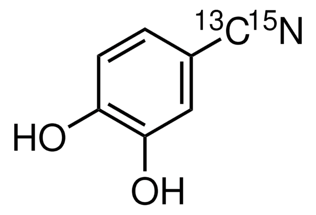 3,4-Dihydroxybenzo-(nitril-13C,15N) 98 atom % 15N, 99 atom % 13C