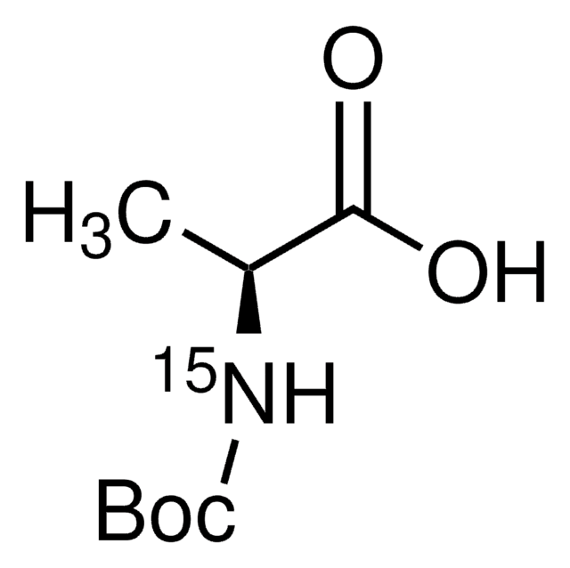 Boc-Ala-OH-15N &#8805;98 atom % 15N, &#8805;99% (CP)