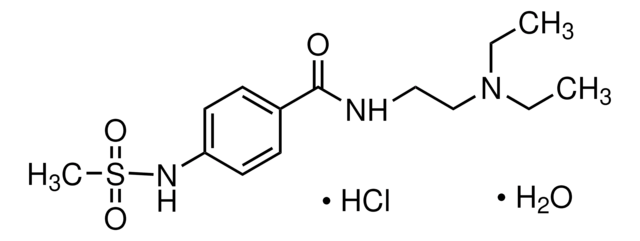 Sematilide 单盐酸盐 一水合物 &#8805;98% (HPLC), powder