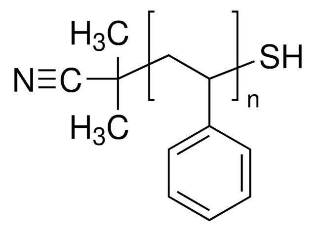 Polystyrene thiol terminated average Mn 11,000, PDI &#8804;1.1