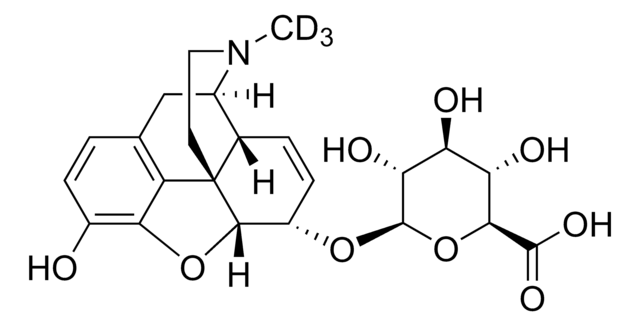 Morphin-6-&#946;-D-Glucuronid-D3 -Lösung 100&#160;&#956;g/mL in methanol: water (1:1), ampule of 1&#160;mL, certified reference material, Cerilliant&#174;