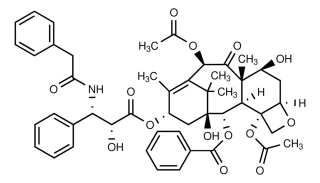 N-Debenzoyl-N-(phenylacetyl)paclitaxel certified reference material, TraceCERT&#174;, Manufactured by: Sigma-Aldrich Production GmbH, Switzerland