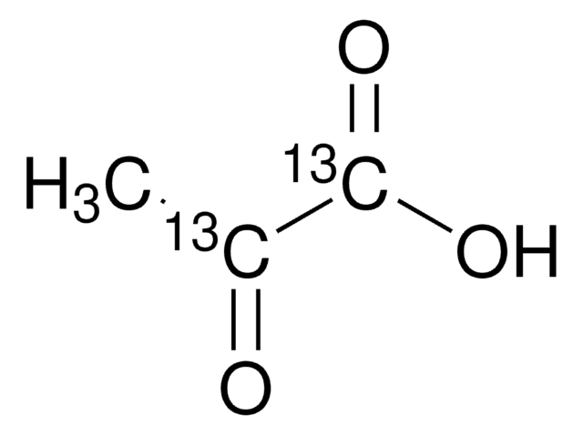 丙酮酸-1,2-13C2（游离酸） &#8805;99 atom % 13C, &#8805;99% (CP)