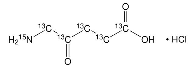 5-Aminolevulinsäure-13C5, 15N -hydrochlorid 99 atom % 13C, 98 atom % 15N, 97% (CP)