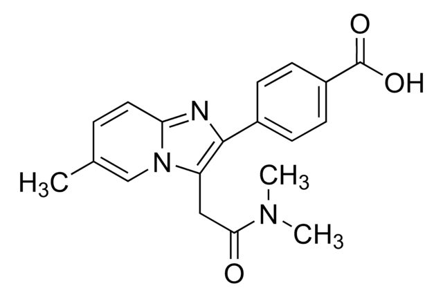 ゾルピデム　フェニル-4-カルボン酸 溶液 500&#160;&#956;g/mL in acetonitrile: water (1:1), ampule of 1&#160;mL, certified reference material, Cerilliant&#174;