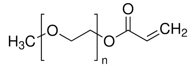 ポリ(エチレングリコール)メチルエーテルアクリラート average Mn 480, contains 100&#160;ppm MEHQ as inhibitor, 100&#160;ppm BHT as inhibitor