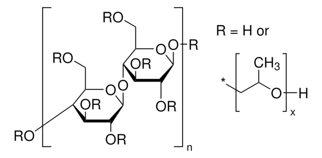 Hydroxypropyl cellulose average Mw ~80,000, average Mn ~10,000, powder, 20&#160;mesh particle size (99% through)