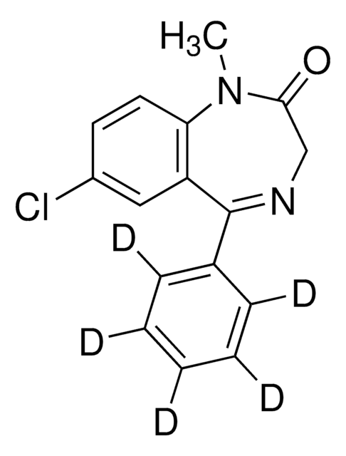 Diazepam-d5 -Lösung 100&#160;&#956;g/mL in methanol, ampule of 1&#160;mL, certified reference material, Cerilliant&#174;