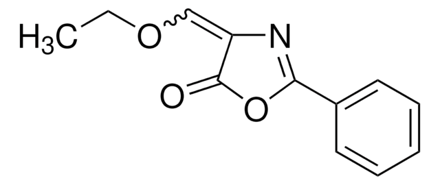 4-乙氧基亚甲基-2-苯基-2-恶唑啉-5-酮 purified by recrystallization