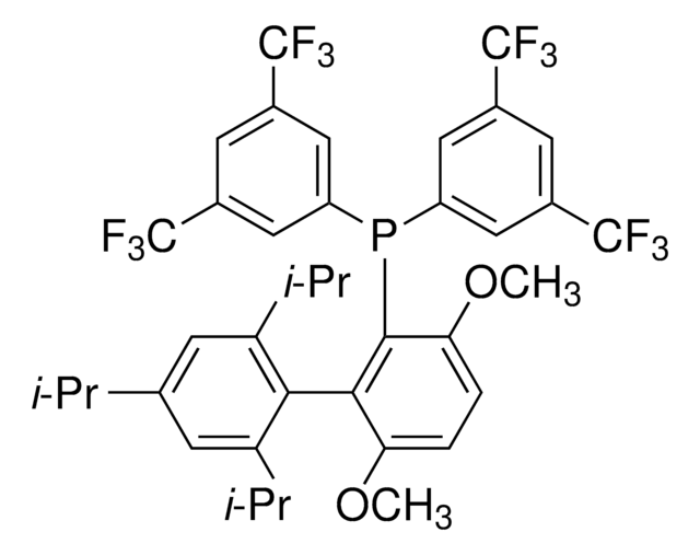 2-{ビス[3,5-ビス(トリフルオロメチル)フェニル]ホスフィノ}-3,6-ジメトキシ-2',4',6'-トリイソプロピル-1,1'-ビフェニル 95%