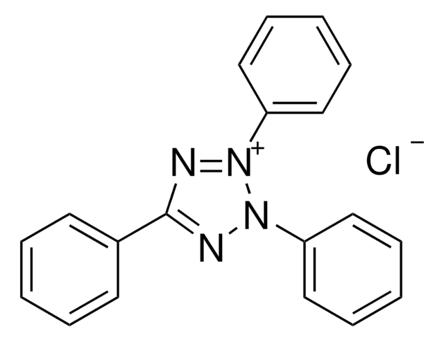 2,3,5-Triphenyl-tetrazoliumchlorid -Lösung suitable for microbiology, Filter sterilized solution that is recommended for the detection of microbial growth based on reduction of TTC