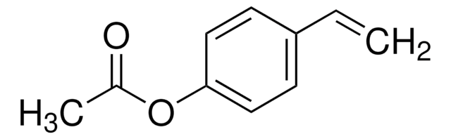 4-Acetoxystyrol 96%, contains 200-300&#160;ppm monomethyl ether hydroquinone as inhibitor