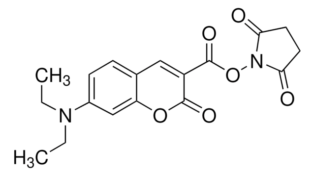 7-(Diethylamino)cumarin-3-carbonsäure-N-succinimidylester BioReagent, suitable for fluorescence, &#8805;96.0% (HPLC)