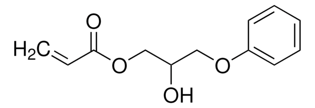 2-ヒドロキシ-3-フェノキシプロピルアクリラート contains 250&#160;ppm monomethyl ether hydroquinone as inhibitor