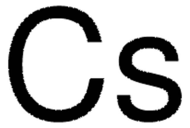 Cäsiumchlorid, molekularbiologische Qualität Used for density gradient centrifugation. Commonly used for fractionation of nucleic acids, ribosomal subunits, proteins, glycoproteins, and viruses.