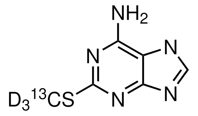 2-(Methyl-13C,d3-thio)adenine 99 atom % 13C, 98 atom % D, 97% (CP)