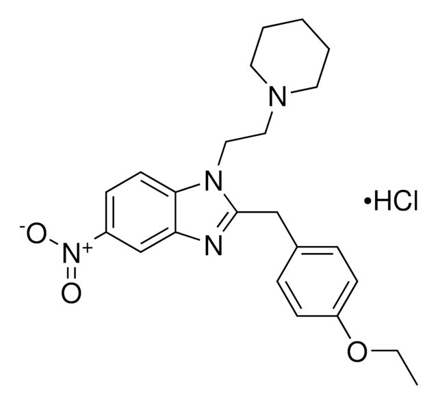 N-Piperidinyl Etonitazene hydrochloride solution 1&#160;mg/mL in methanol (as free base), certified reference material, ampule of 1&#160;mL, Cerilliant&#174;