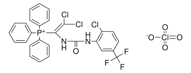 (DI-CL-((CL-TRIFLUOROMETHYL-PH)-UREIDO)-VINYL)-TRI-PH-PHOSPHONIUM, PERCHLORATE AldrichCPR