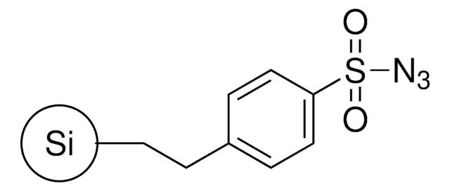 Benzenesulfonyl azide, functionalized silica gel 40-63&#160;&#956;m, extent of labeling: 0.5-1.0&#160;mmol/g loading