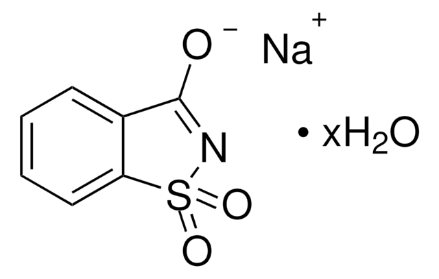 Saccharin sodium salt hydrate BioXtra, &#8805;99%