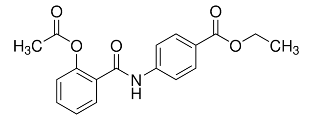 4-[[2-(Acetyloxy)-benzoyl]-amino]-benzoesäure-ethylester certified reference material, TraceCERT&#174;, Manufactured by: Sigma-Aldrich Production GmbH, Switzerland