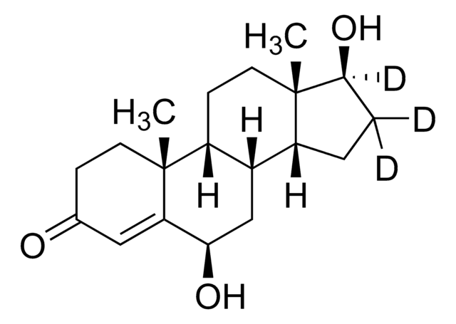 6&#946;-Hydroxytestosteron-D3 -Lösung 100&#160;&#956;g/mL in methanol, ampule of 1&#160;mL, certified reference material, Cerilliant&#174;