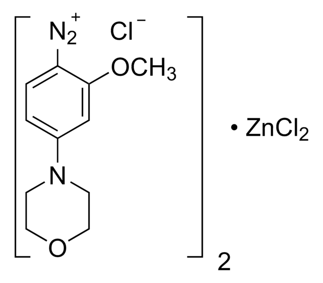 2-Methoxy-4-Morpholinobenzoldiazoniumchlorid Zinkchlorid Doppelsalz