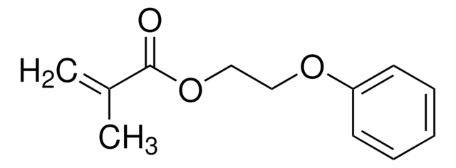 エチレングリコールフェニルエーテルメタクリラート contains 200&#160;ppm monomethyl ether hydroquinone as inhibitor, 200&#160;ppm hydroquinone as inhibitor