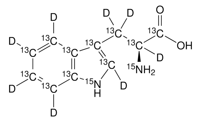 L-Tryptophan-13C11,15N2,&#945;,&#946;,&#946;,2,4,5,6,7-d8 &#8805;97 atom % 13C, &#8805;98% (CP)