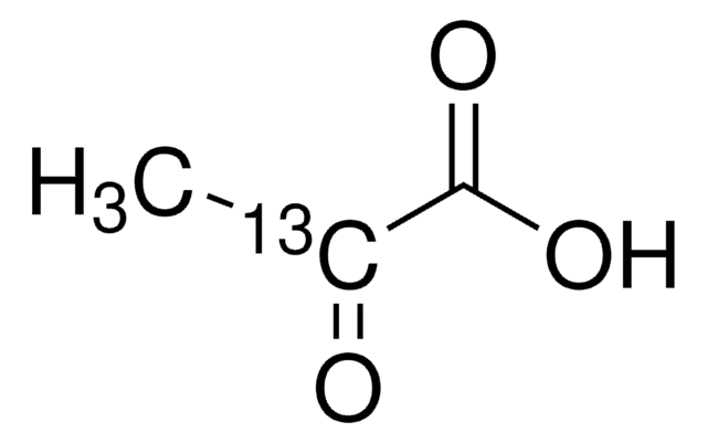 ピルビン酸-2-13C(遊離酸) &#8805;99 atom % 13C, &#8805;99% (CP)