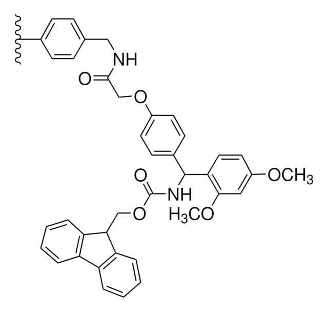 Rink Amide AM 树脂 extent of labeling: ~1.1&#160;mmol/g loading