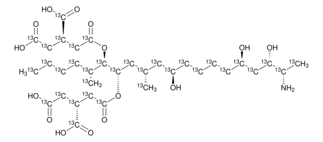 フモニシンB1-13C34 溶液 ~25&#160;&#956;g/mL in acetonitrile: water, analytical standard