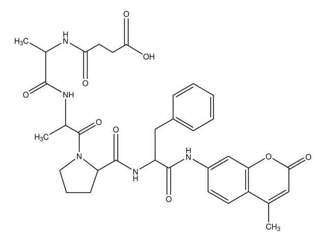 N-Succinyl-Ala-Ala-Pro-Phe-7-amido-4-methylcoumarin Leucine aminopeptidase substrate