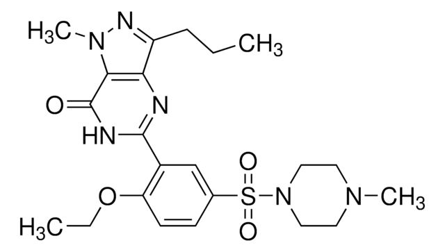 シルデナフィル 溶液 1.0&#160;mg/mL in methanol, ampule of 1&#160;mL, certified reference material, Cerilliant&#174;