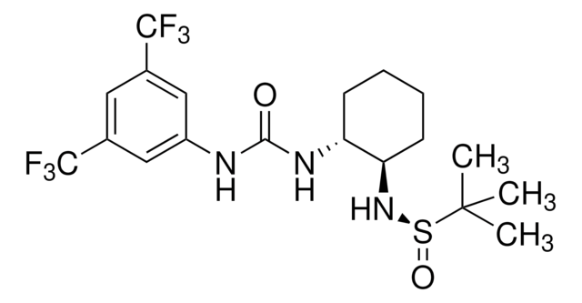 (R)-N-[(1R,2R)-2-(3-(3,5-Bis(trifluormethyl)phenyl)ureido)cyclohexyl]-tert-Butyl-Sulfinamid 96%