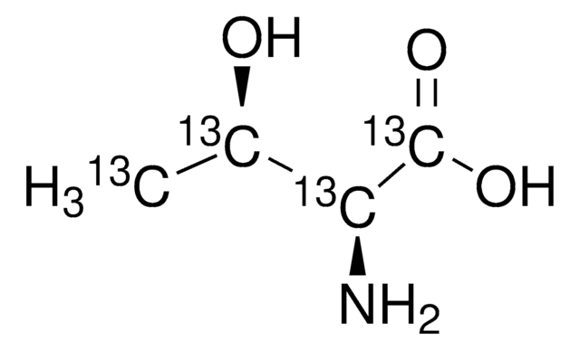 L-苏氨酸-13C4 98 atom % 13C, 95% (CP)