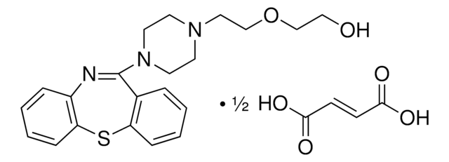 Quetiapine Fumarate Pharmaceutical Secondary Standard; Certified Reference Material