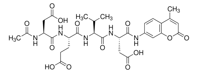 N-アセチル-Asp-Glu-Val-Asp-7-アミド-4-メチルクマリン &#8805;97% (HPLC), powder